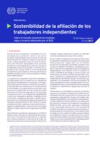 Sostenibilidad de la afiliación de los trabajadores independientes: sobre el estudio actuarial de invalidez, vejez y muerte elaborado por el IESS