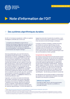 Des systèmes algorithmiques durables