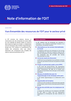 Vue d'ensemble des ressources de l'OIT pour le secteur privé