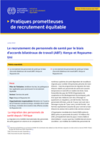 Le recrutement de personnels de santé par le biais d’accords bilatéraux de travail (ABT): Kenya et Royaume-Uni
