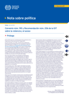 Convenio núm. 190 y Recomendación núm. 206 de la OIT sobre la violencia y el acoso