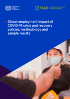 Global employment impact of COVID-19 crisis and recovery policies: methodology and sample results