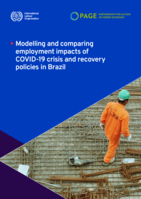 Modelling and comparing employment impacts of COVID-19 crisis and recovery policies in Brazil
