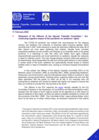 Statement of the Officers of the Special Tripartite Committee: the continuing negative impact of the pandemic on seafarers’ rights