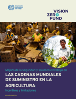 Mejora de la seguridad y salud en el trabajo en las cadenas mundiales de suministro en la agricultura: incentivos y limitaciones, revisión themática