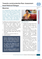 Myanmar: towards a social protection floor, assessment-based national dialogue