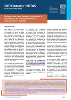 Diálogo social sobre formación profesional y desarrollo de los recursos humanos en América Latina y el Caribe
