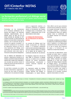 La formación profesional y el diálogo social