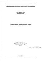 Southern Africa: organisational and negotiating power