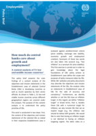 How much do central banks care about growth and employment?: a content analysis of 51 low and middle income countries