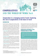 Cooperation in a changing world of work: exploring the role of cooperatives in the future of work