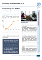 People’s Republic of China: extending health coverage to all