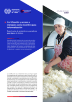 Certificación y acceso a mercados como incentivo para la formalización: experiencias de productores y ganaderos georgianos de lácteos