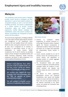 Malaysia: employment injury and invalidity insurance