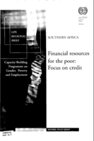 Southern Africa: financial resources for the poor : focus on credit