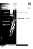 Southern Africa: access to assets