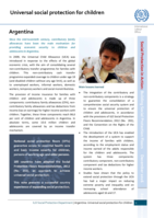 Argentina: universal social protection for children