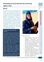 Brazil: extending social protection by anchoring rights in law