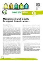 Making decent work a reality for migrant domestic workers