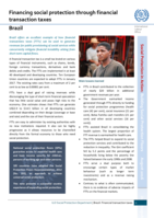 Brazil: financing social protection through financial transaction taxes