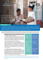 Cómo lograr elfuncionamiento del microseguro de salud: diez recomendaciones para profesionales