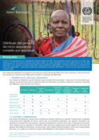Distribuer des produits de micro-assurance: conseils aux assureurs