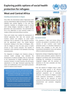 West and Central Africa: exploring public options of social health protection for refugees