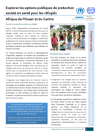 Afrique de l’Ouest et du Centre: explorer les options publiques de protection sociale en santé pour les réfugiés