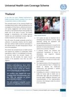 Thailand: universal health-care coverage scheme