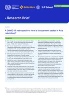A COVID-19 retrospective: how is the garment sector in Asia rebuilding