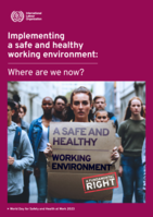 Implementing a safe and healthy working environment: where are we now?