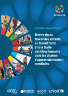 Mettre fin au travail des enfants, au travail forcé et à la traite des êtres humains dans les chaînes d'approvisionnement mondiales: résumé analytique