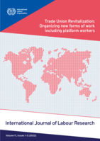Trade Union revitalization: organizing new forms of work including platform workers