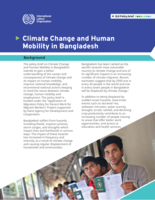Climate change and human mobility in Bangladesh: ILO policy brief