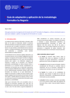 Guía de adaptación y aplicación de la metodología Formaliza Su Negocio