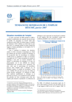 Tendances mondiales de l'emploi: résumé janvier 2007