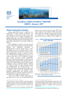 Global employment trends brief: January 2007
