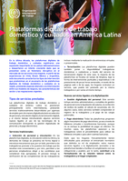 Plataformas digitales de trabajo doméstico y cuidados en América Latina