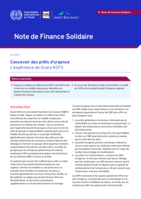 Concevoir des prêts d'urgence: l'expérience de Dvara KGFS