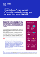 Organisations d’employeurs et d’entreprises: guider les entreprises en temps de crise du COVID-19 : points clés