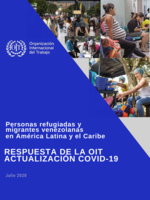 Personas refugiadas y migrantes venezolanas en América Latina y el Caribe: respuesta de la OIT : actualización COVID-19