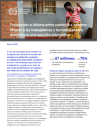 Trascender el dilema entre contagio o hambre: ofrecer a las trabajadoras y los trabajadores domésticos una solución alternativa