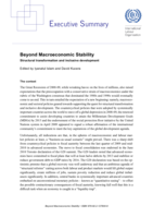 Beyond macroeconomic stability: structural transformation and inclusive development