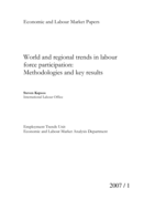World and regional trends in labour force participation: methodologies and key results