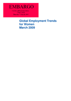 Global employment trends for women: March 2009
