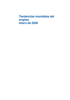 Tendencias mundiales del empleo: enero de 2009