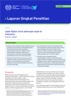 Digital wages for decent work in Indonesia: a rapid assessment