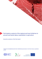 Participatory analysis of the regional and local initiatives to prevent and tackle labour exploitation in agriculture: executive summary of the final report