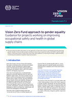 Vision Zero Fund approach to gender equality