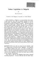 Labour legislation in Bulgaria